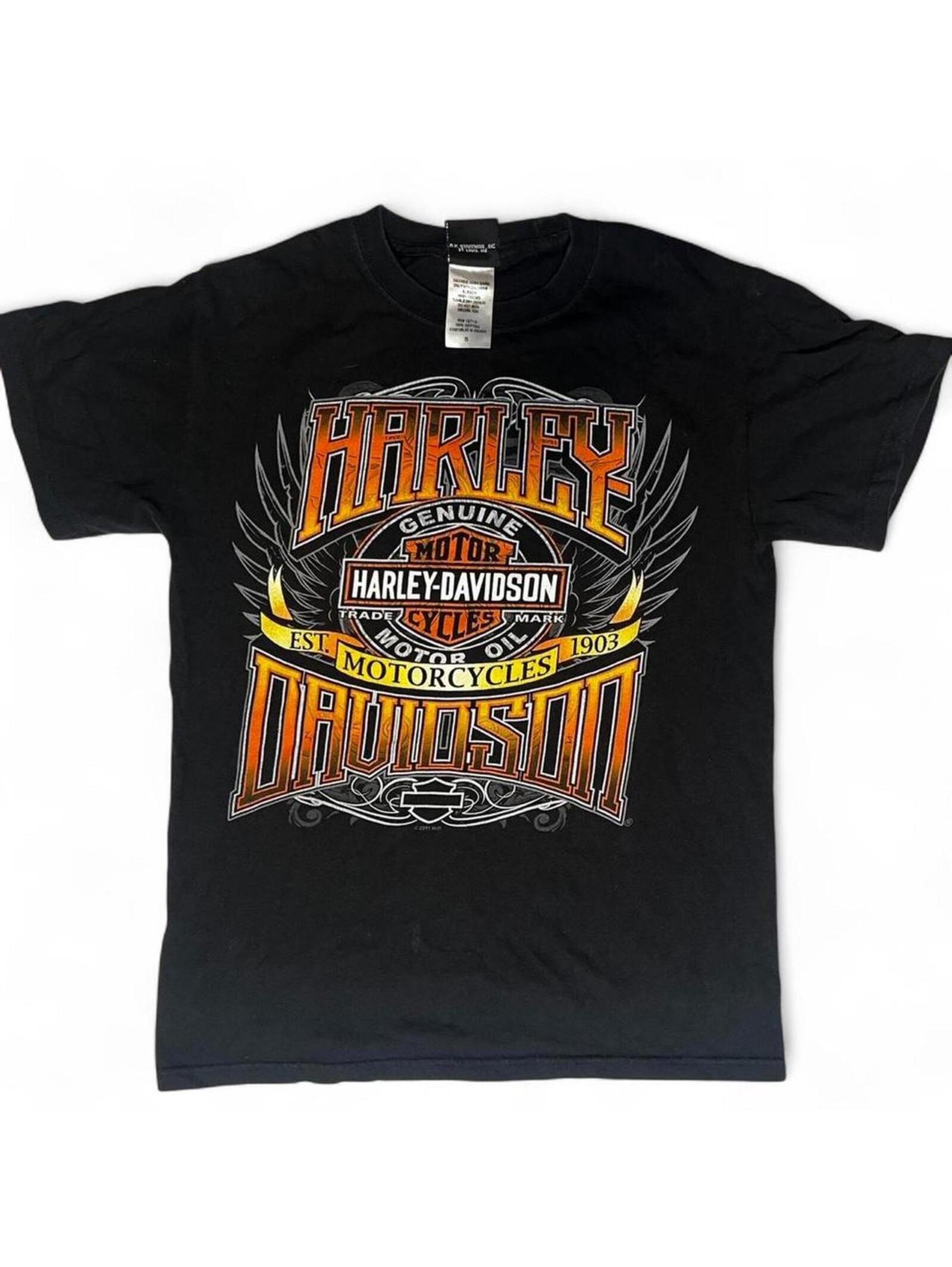 Vintage Harley-Davidson Petersons Miami Graphic T-Shirt Sz S